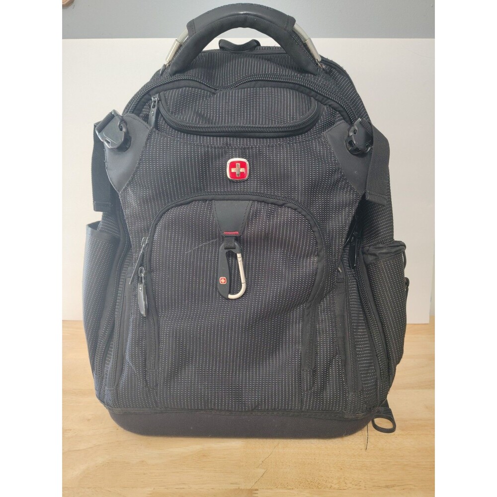 SwissGear Work Pack Pro 60 Tool Backpack Black Fits 17" Laptop USB Organizer